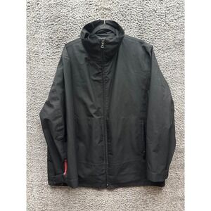 Vintage Prada Sport Gore-Tex Full Zip Technical Jacket Black SGV266 Mens Size 54